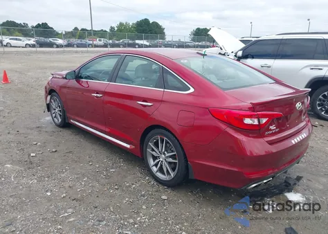 2016 Hyundai Sonata Sport 2.0T from USA, damaged, VIN 5NPE34AB4GH406624